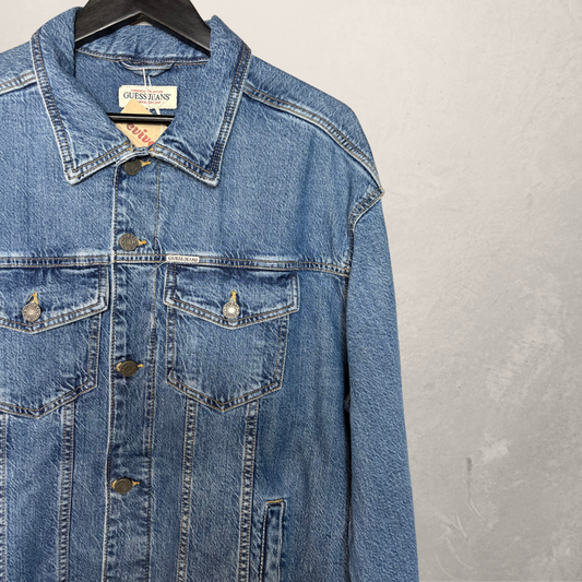 Guess mid-blue denim jacket XL