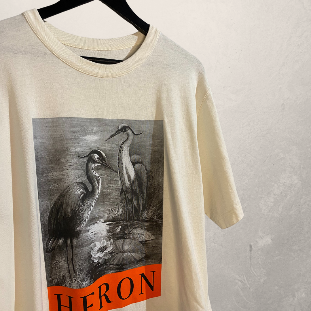 Heron Preston white Crain graphic t shirt M/L