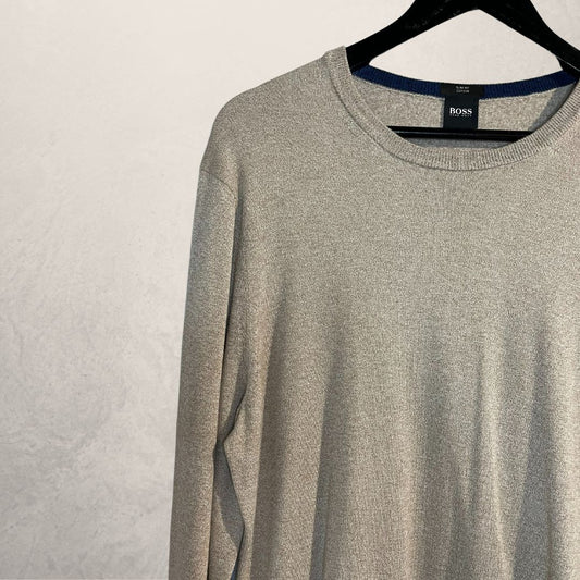 Hugo Boss beige knit jumper L