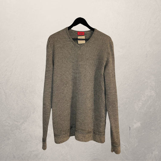 Hugo Boss beige wool sweater L