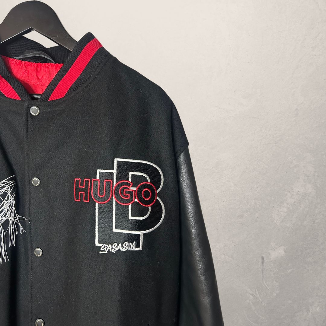 Hugo Boss x Les Benjamins black bomber M