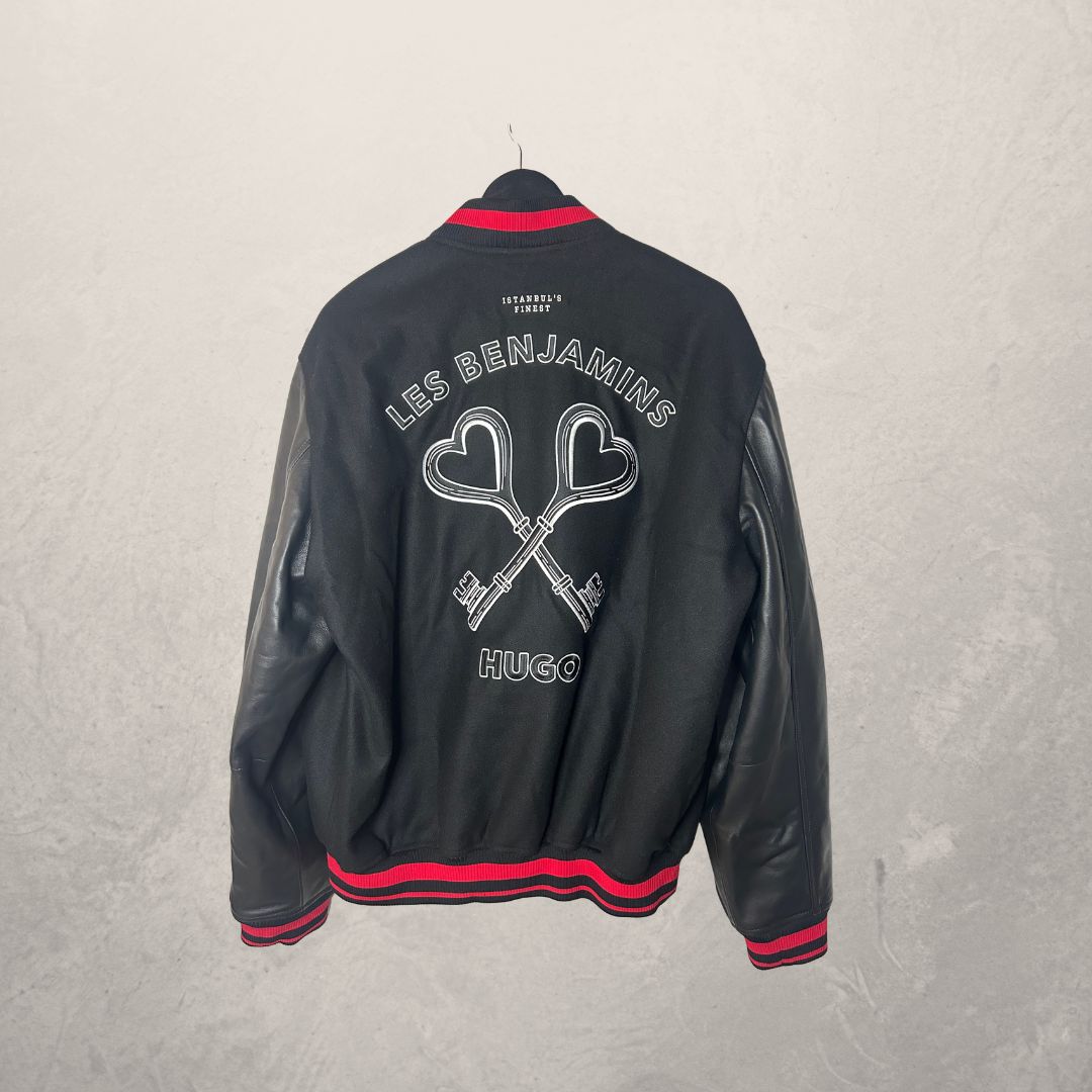 Hugo Boss x Les Benjamins black bomber M