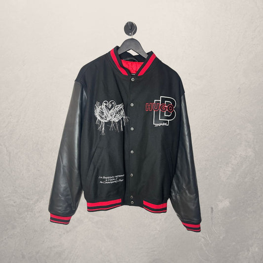 Hugo Boss x Les Benjamins black bomber M