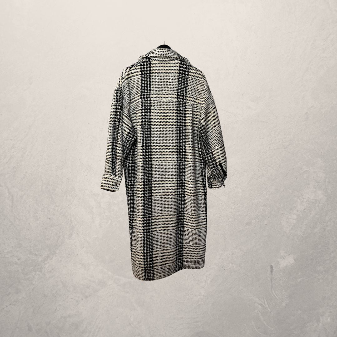 IRO Paris zwart witte jas M