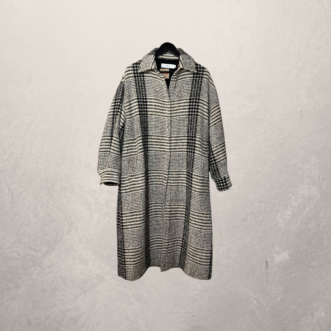 IRO Paris zwart witte jas M