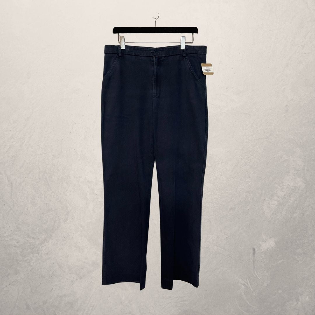 Isabel Marant navy mid waist trouser 40