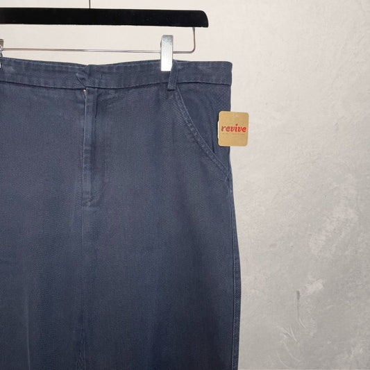 Isabel Marant navy mid waist trouser 40