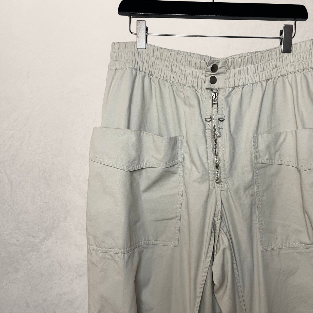 Isabel Marant tilsen tapered 100% cotton cargo trousers XL