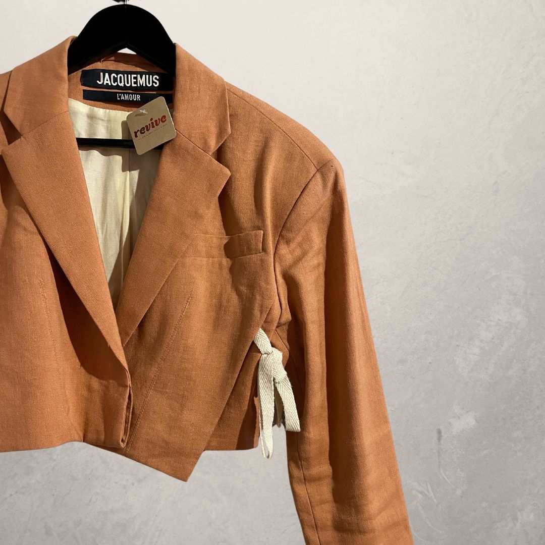 Jacquemus "L Amour" burnt orange blazer S