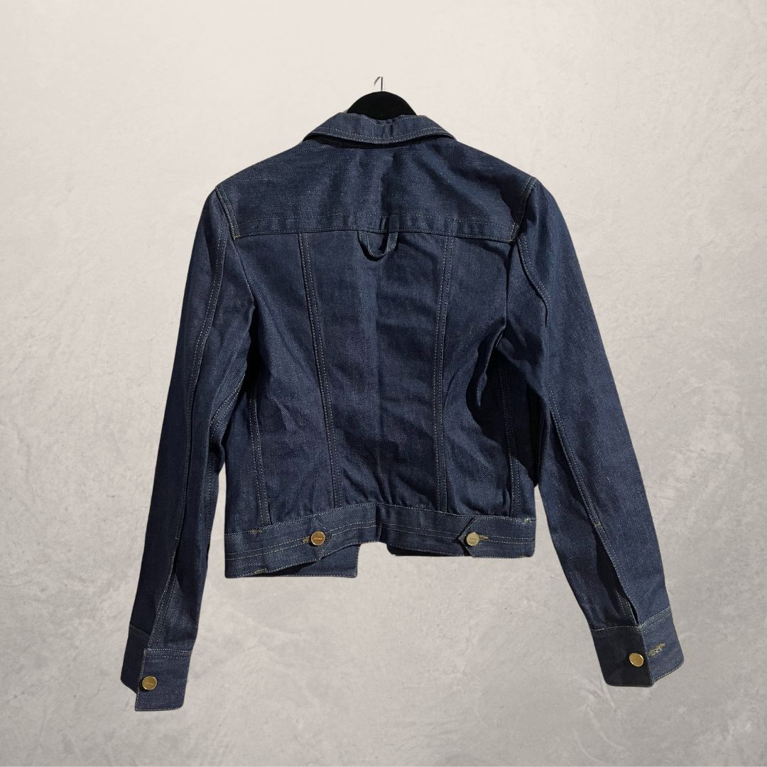 Jacquemus Le Papier dark blue denim jacket XS/S