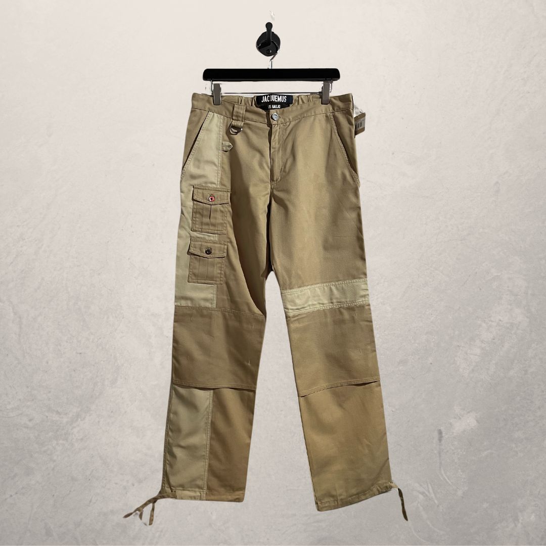 Jacquemus beige "Le Gadjo" cargo pants S/M