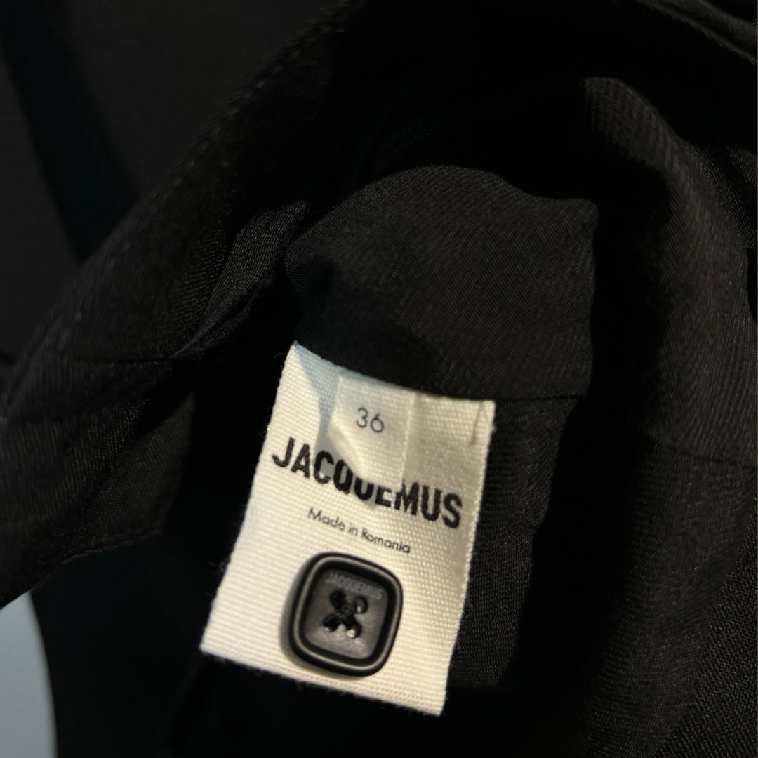 Jacquemus black "Le Splash" gilet vest 36