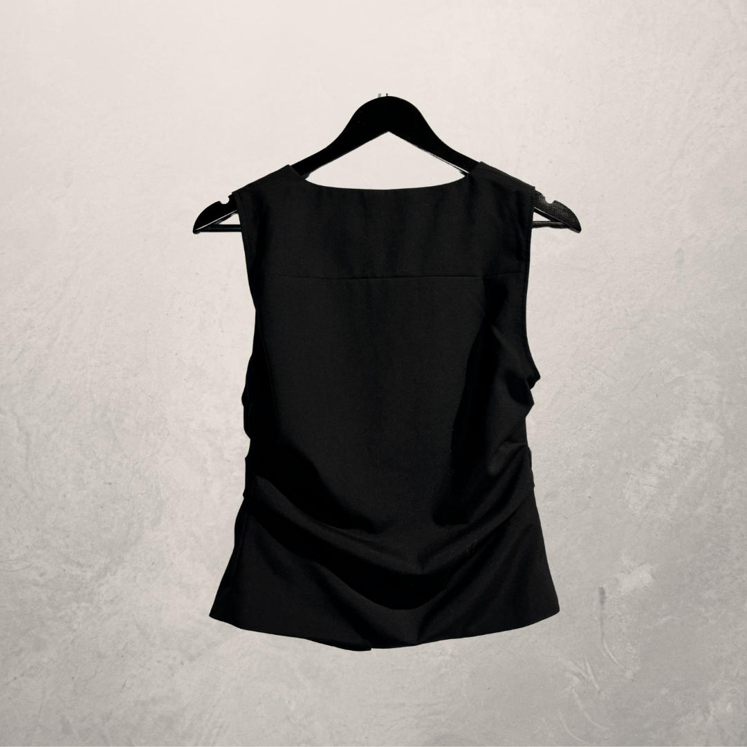 Jacquemus black "Le Splash" gilet vest 36