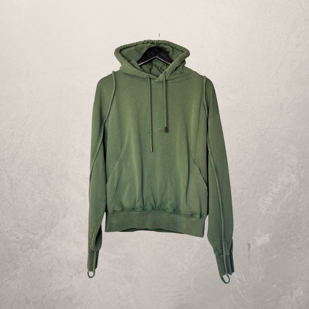 Jacquemus groene Camargue hoodie XS