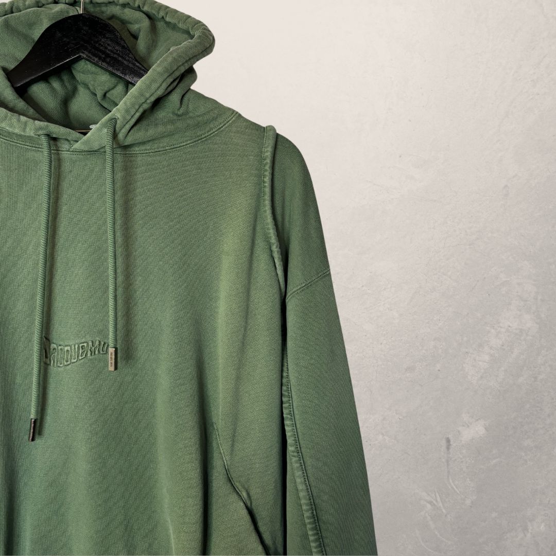 Jacquemus groene Camargue hoodie XS