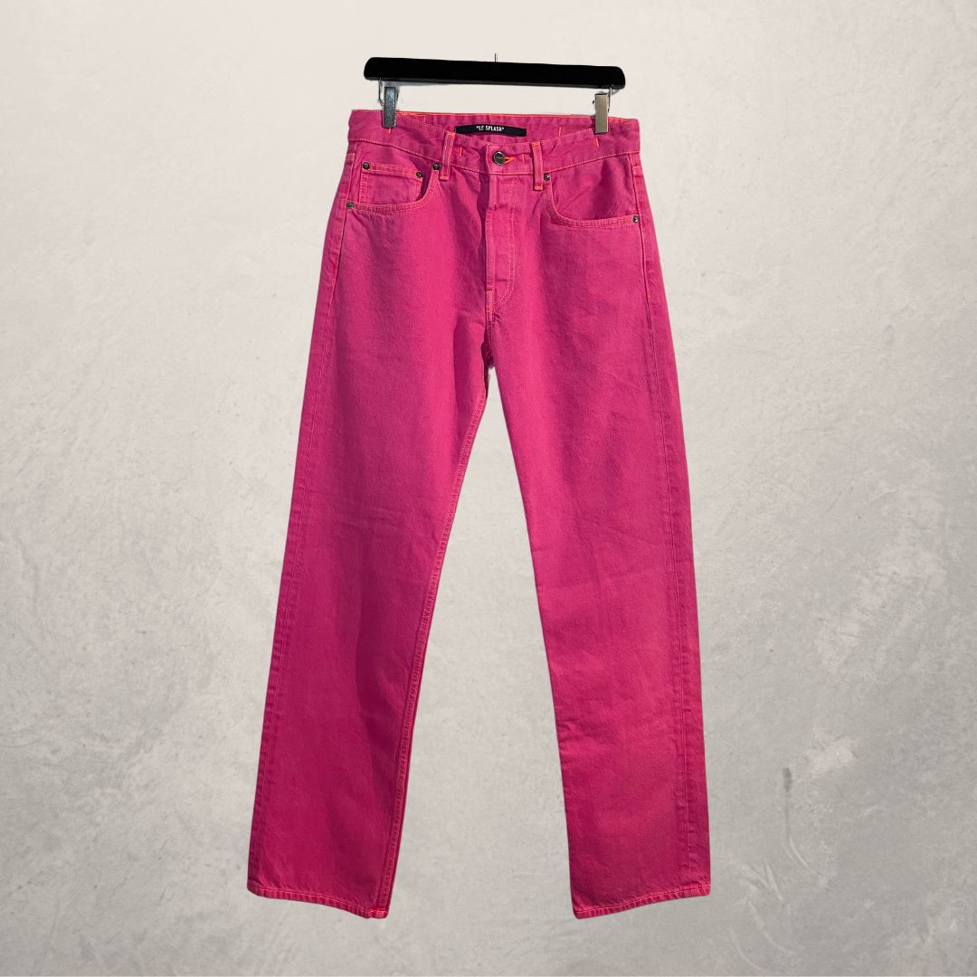 Jacquemus pink denim pants US29 EU38