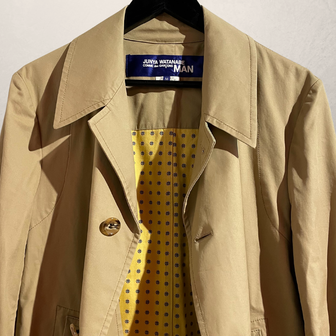 Junya Watanabe Comme des Garçons beige trenchcoat M