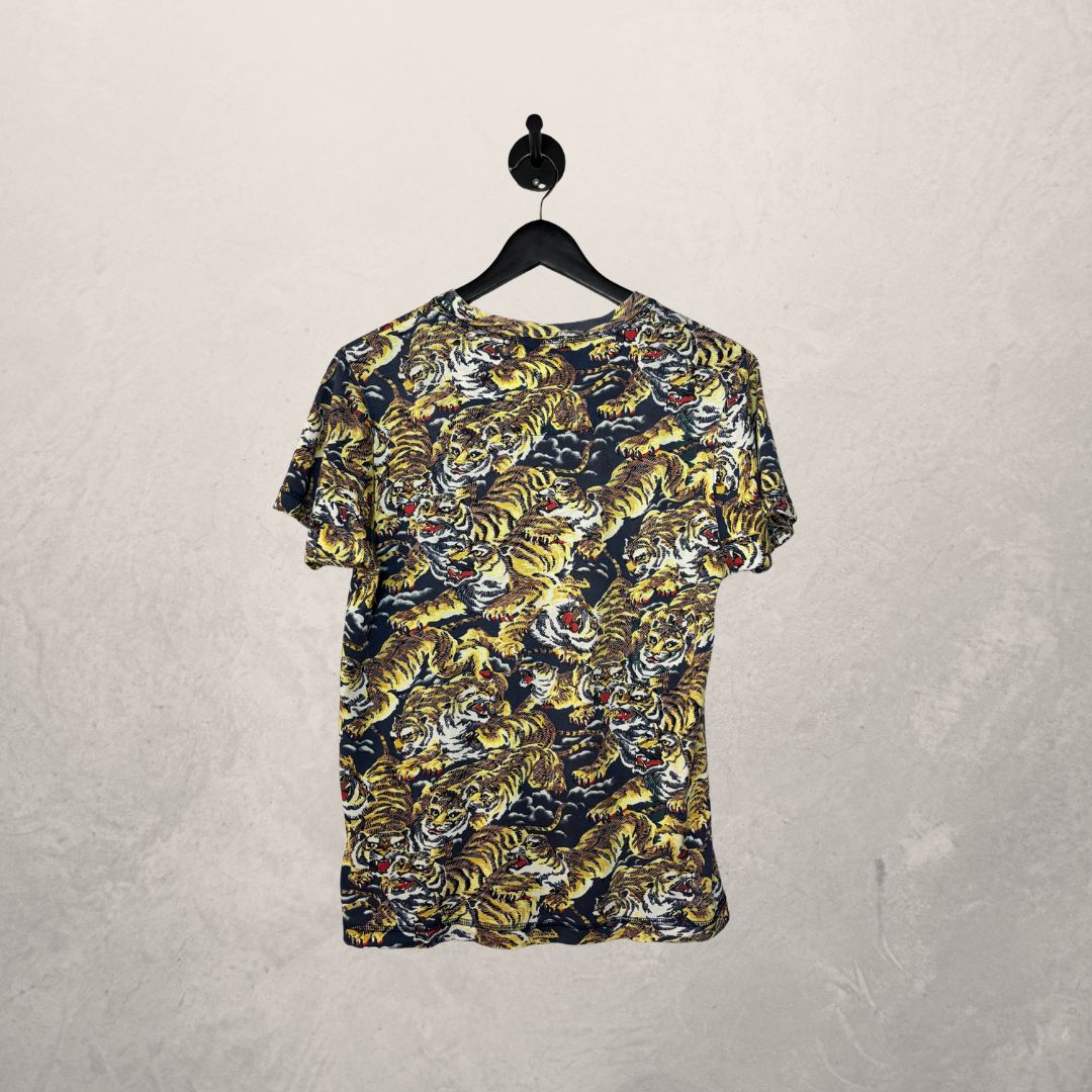 Kenzo grijze tijgers tee XS