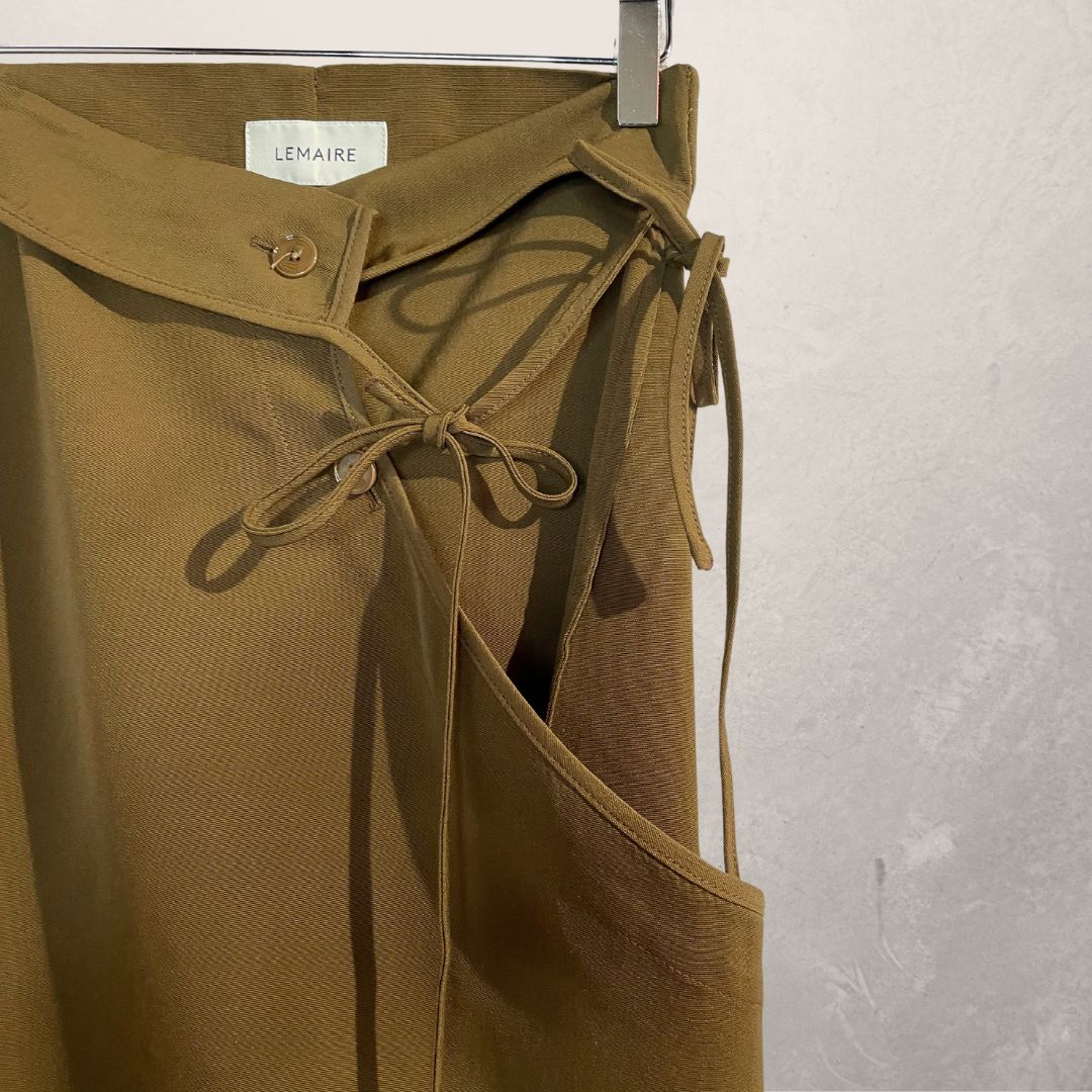 Lemaire Light Tailored khaki brown Skirt S/M