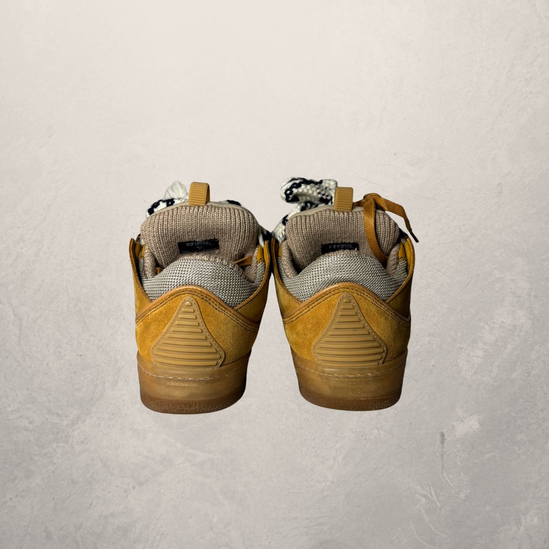 Lanvin beige curb sneakers 38