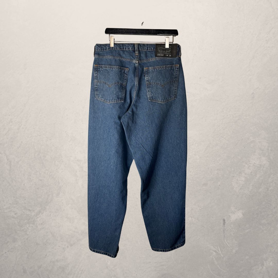 Levi's Blue Denim Super Baggy Jeans 30/32