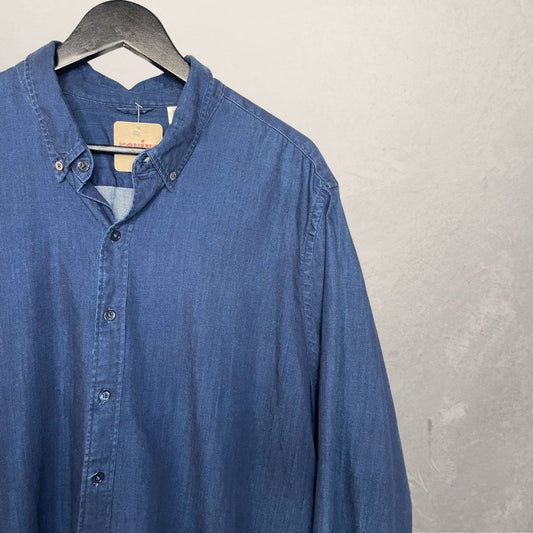 Levis dark blue denim shirt XXL