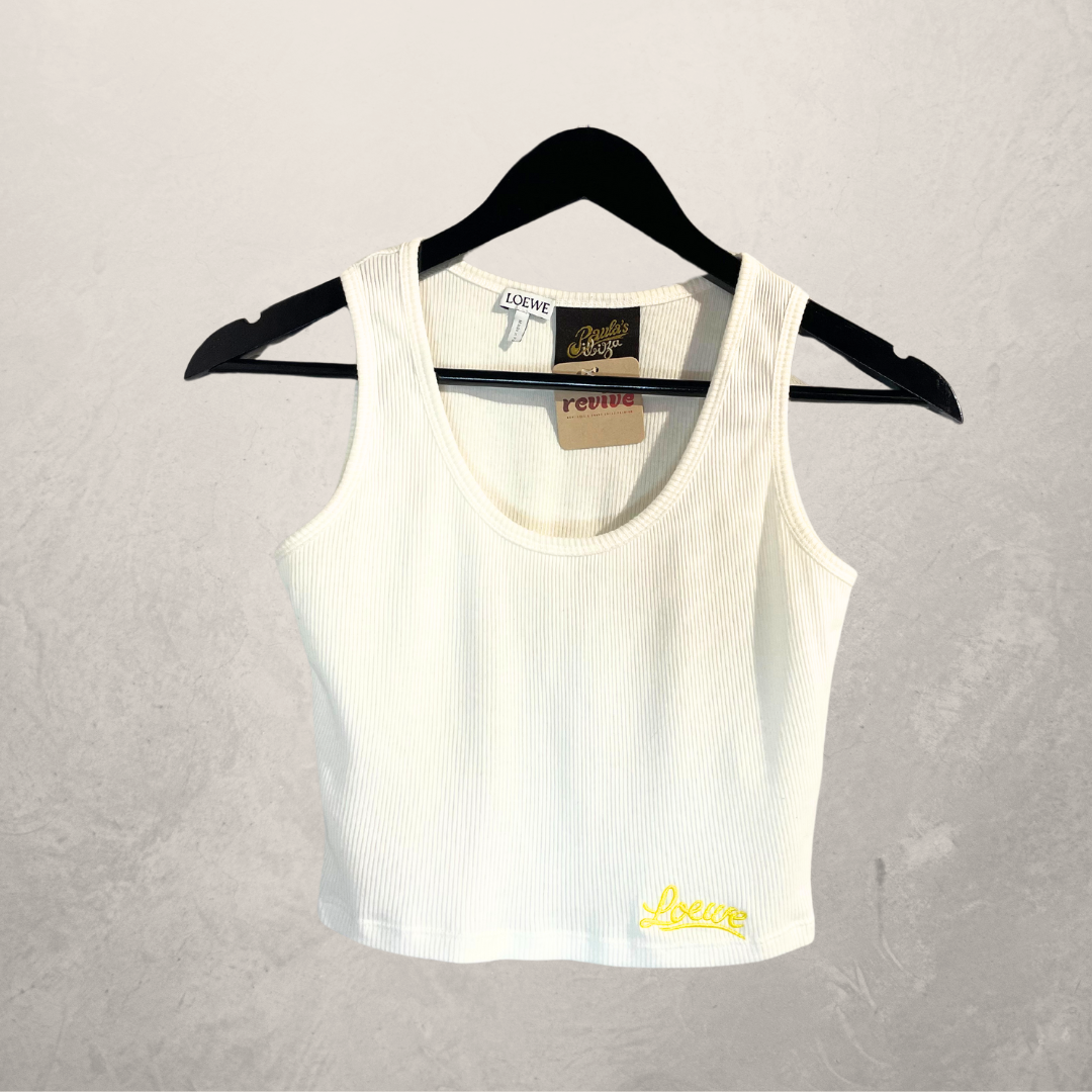 Loewe x Paula's Ibiza white tank top S