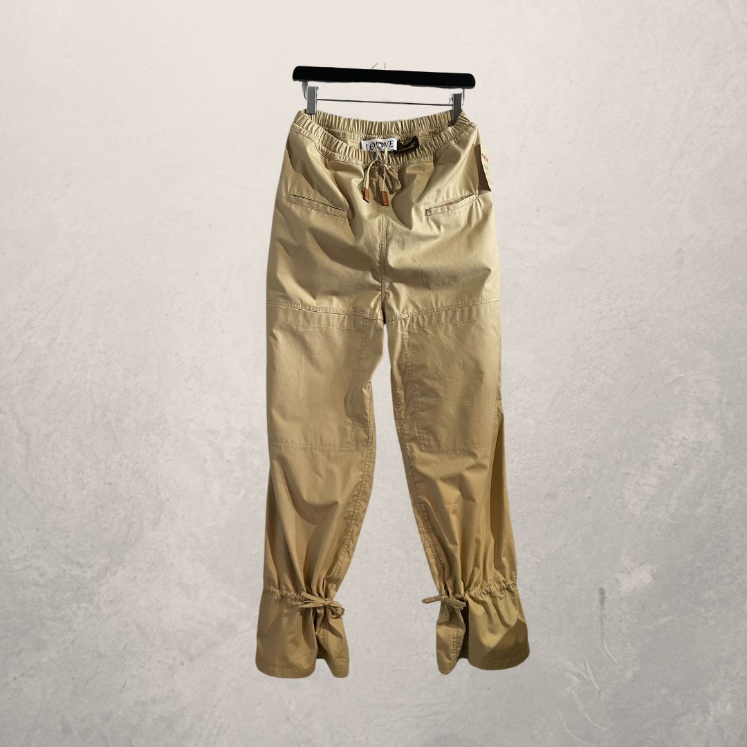 Loewe x Paulas Ibiza beige cargo tie broek 36