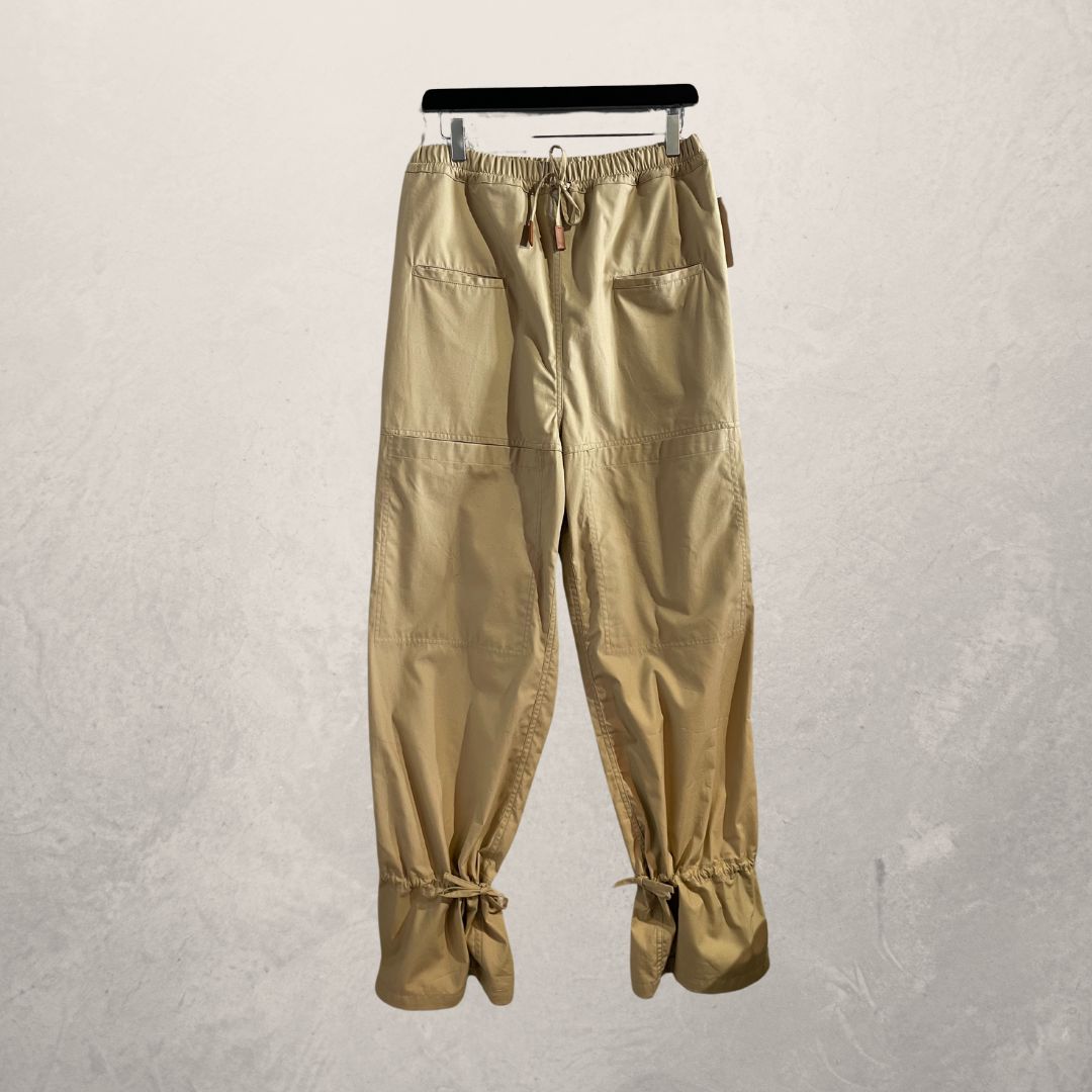 Loewe x Paulas Ibiza beige cargo tie pants 36