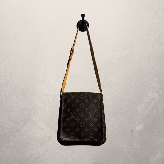 Louis Vuitton brown monogram Musette Salsa - by Romae Studios