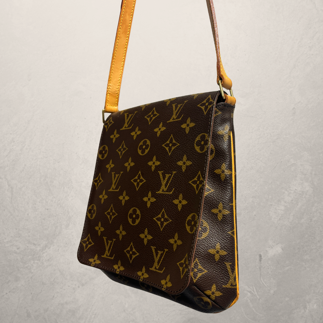 Louis Vuitton brown monogram Musette Salsa - by Romae Studios