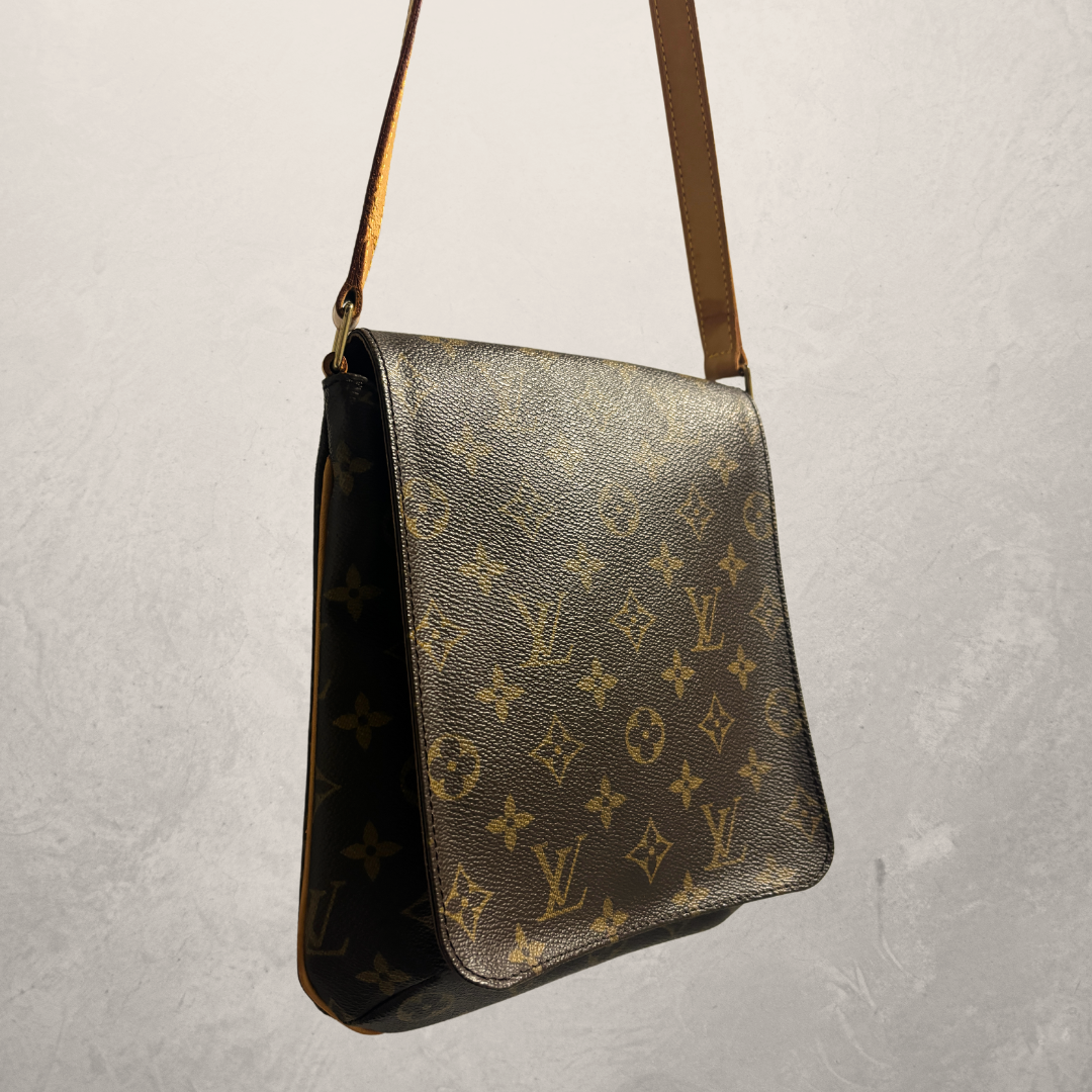 Louis Vuitton brown monogram Musette Salsa - by Romae Studios