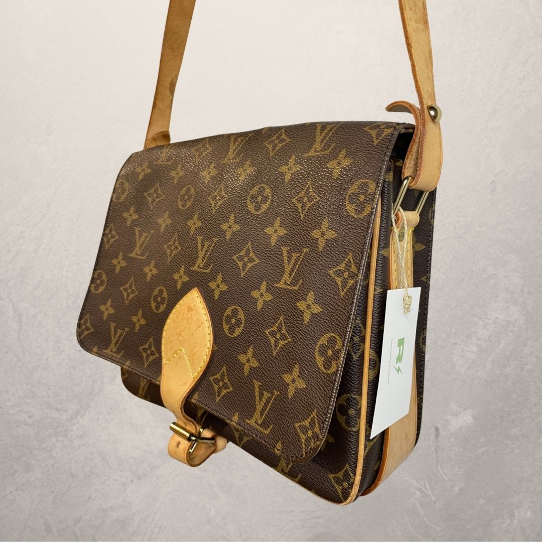 Louis Vuitton bruin monogram Cartouchiere - door Romae Studios