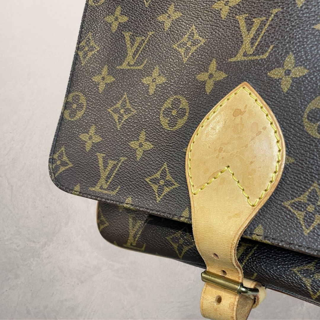 Louis Vuitton bruin monogram Cartouchiere - door Romae Studios