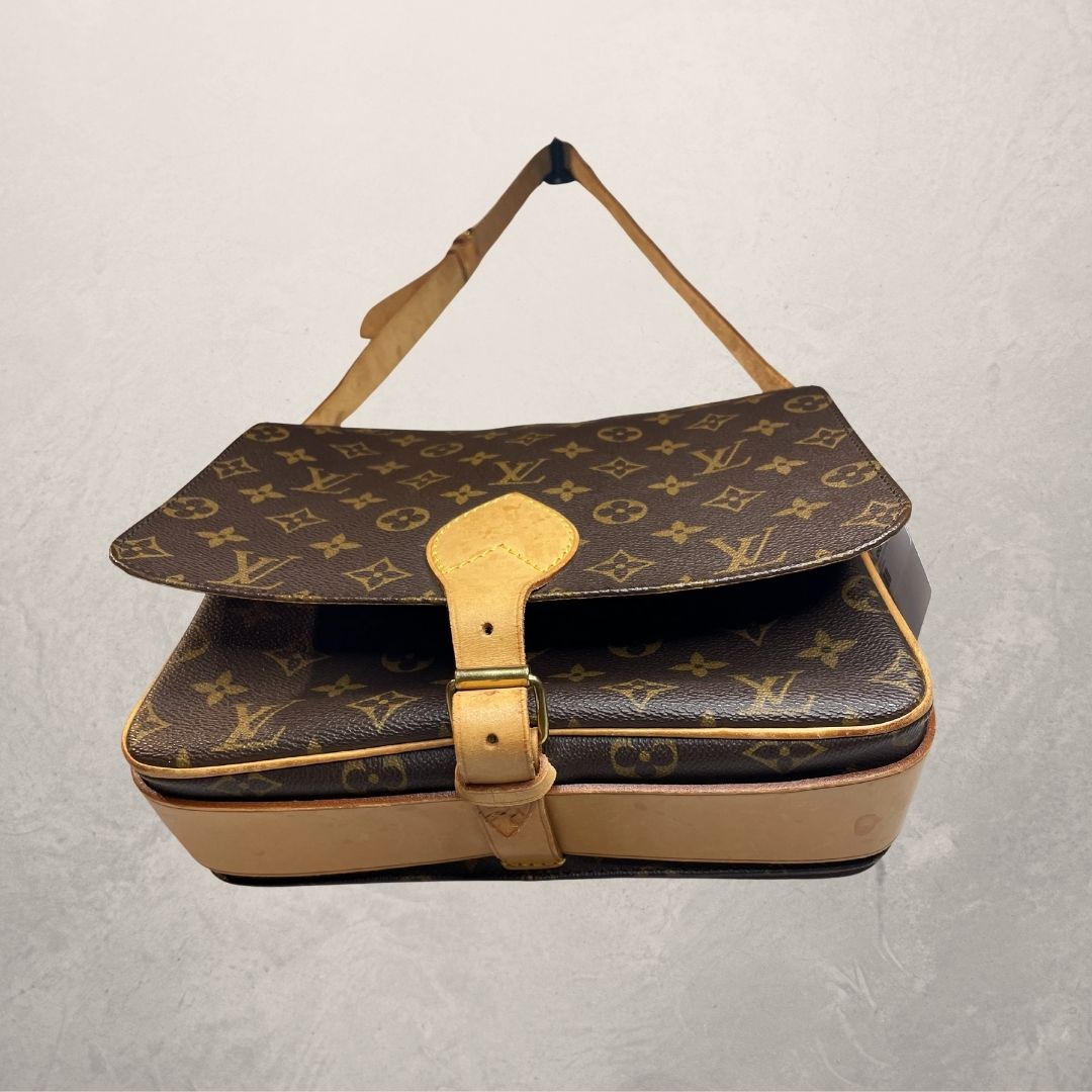 Louis Vuitton bruin monogram Cartouchiere - door Romae Studios