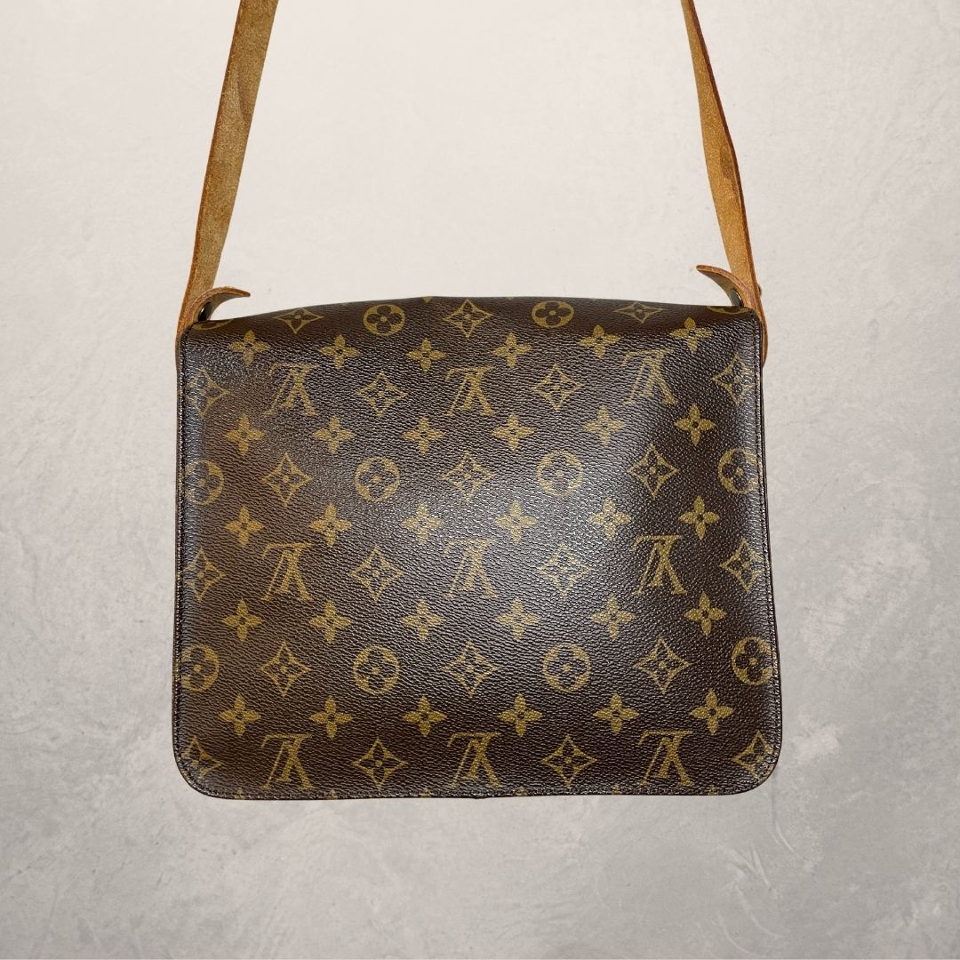 Louis Vuitton bruin monogram Cartouchiere - door Romae Studios
