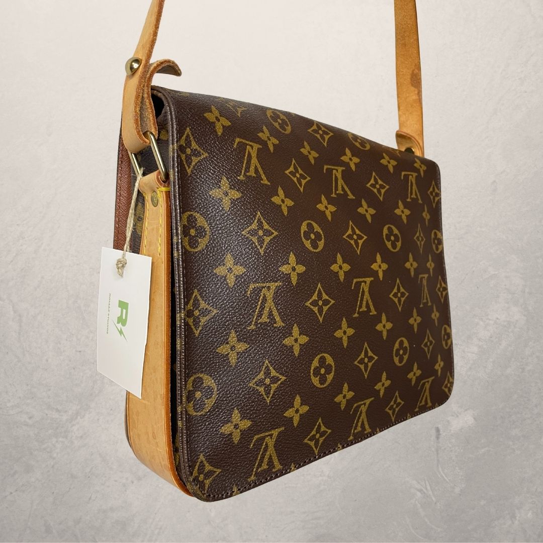 Louis Vuitton bruin monogram Cartouchiere - door Romae Studios