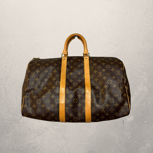 Louis Vuitton brown monogram Keepall 45 - by Romae Studios