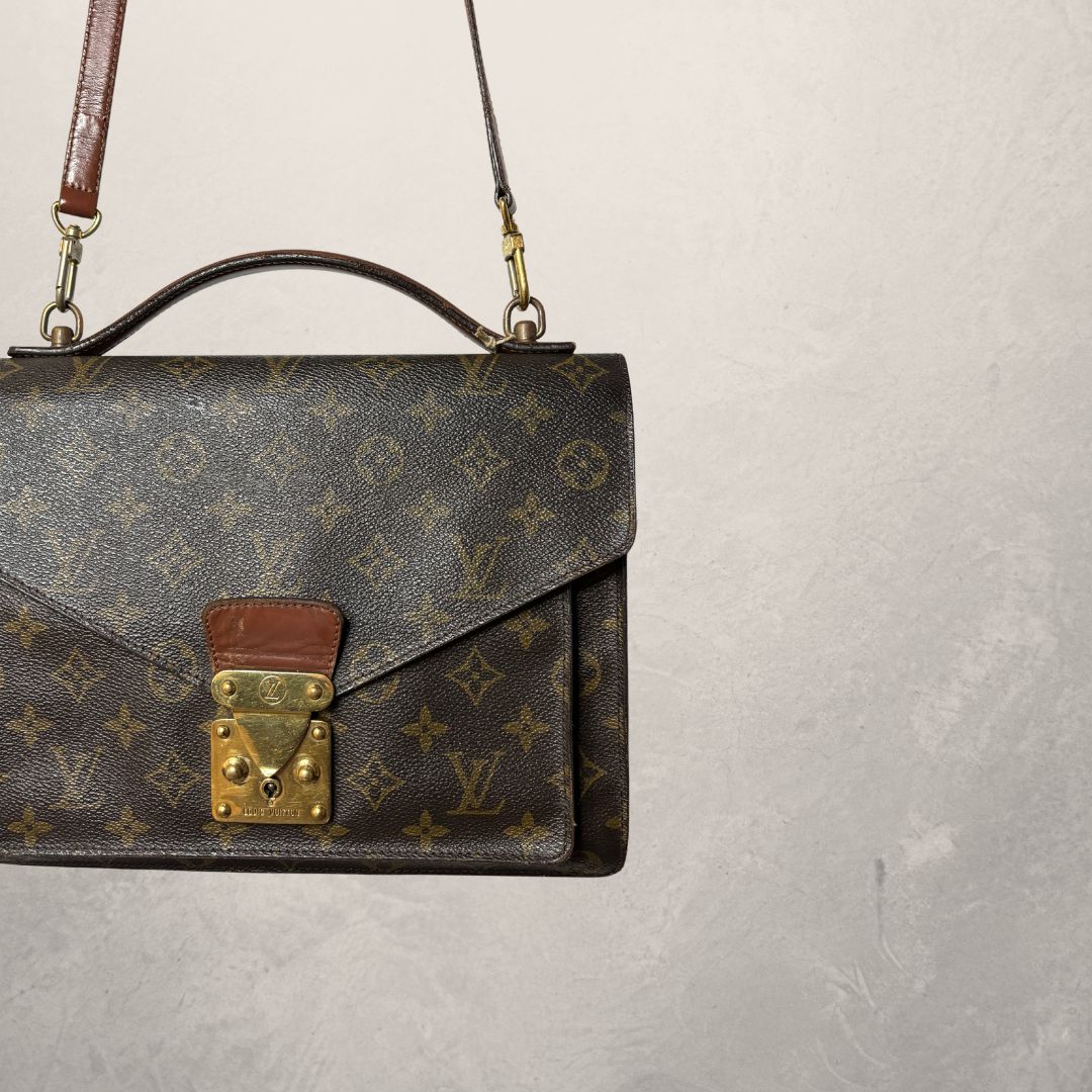 Louis Vuitton bruin monogram Monceau - door Romae Studios