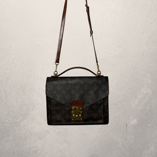 Louis Vuitton brown monogram Monceau - by Romae Studios