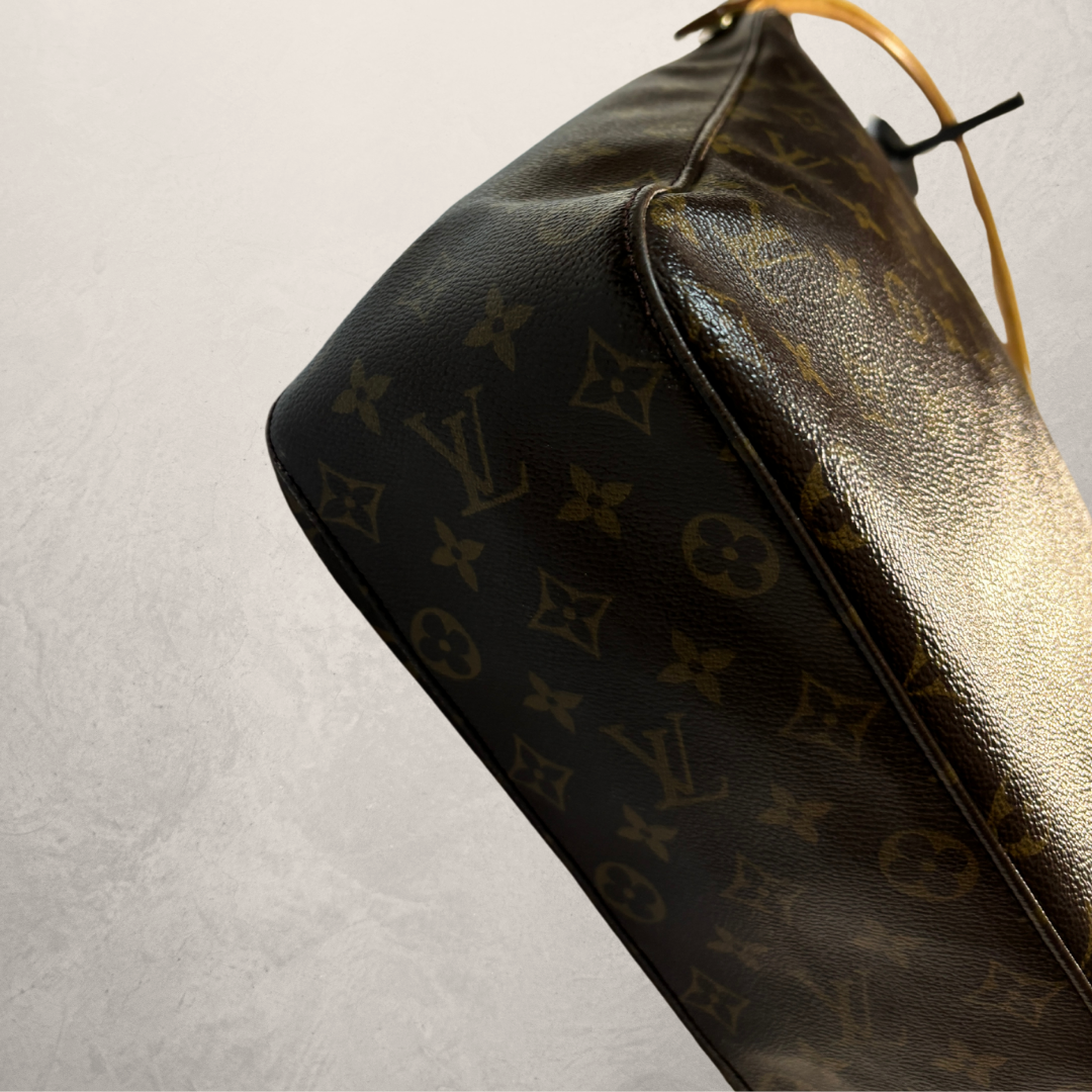 Louis Vuitton brown monogram looping bag- by Romae Studios