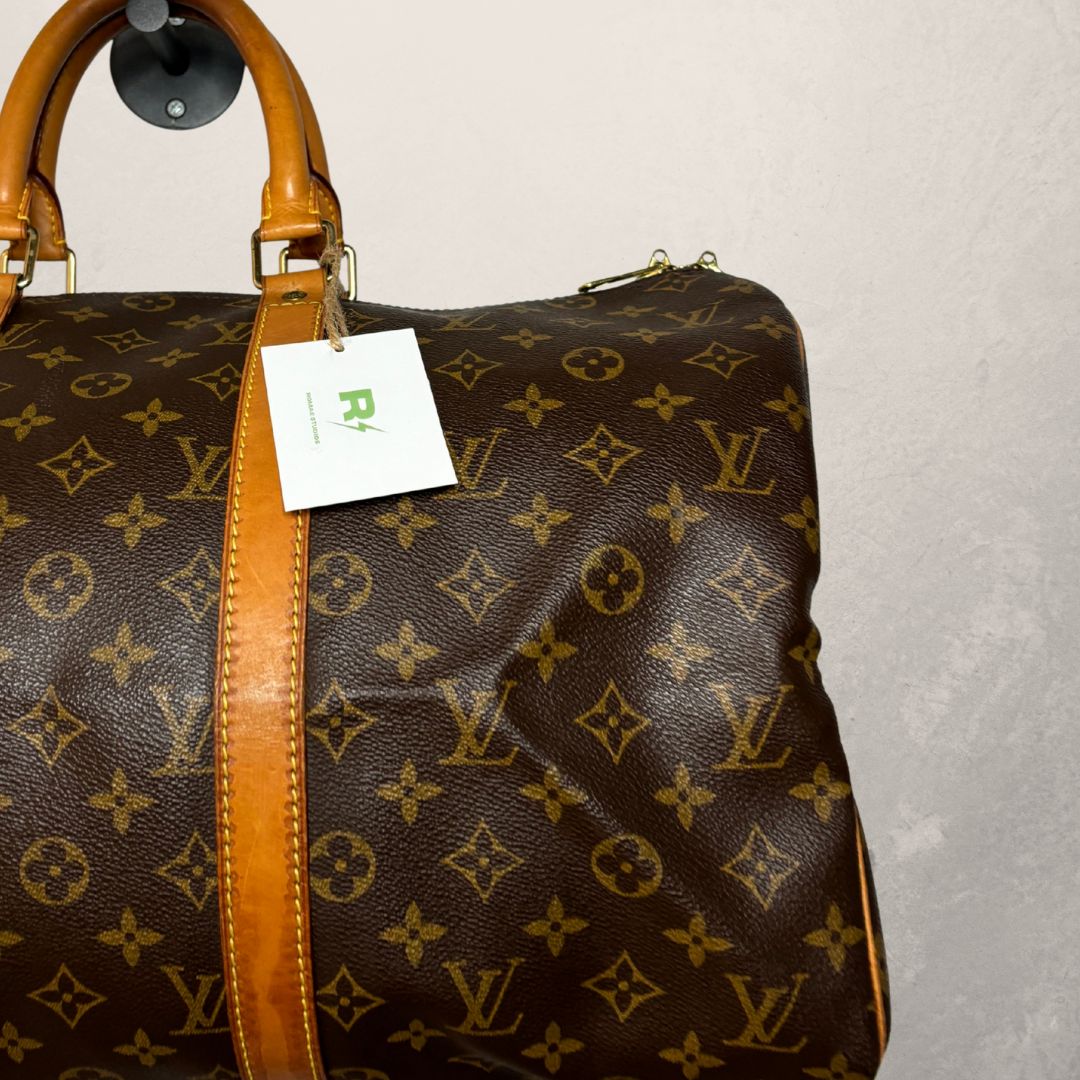 Louis Vuitton bruin monogram Keepall 45 - door Romae Studios