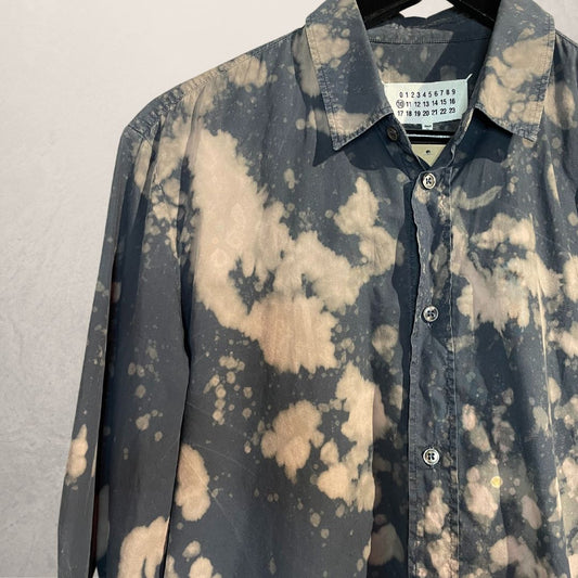 Maison Margiela black bleach shirt 48cm