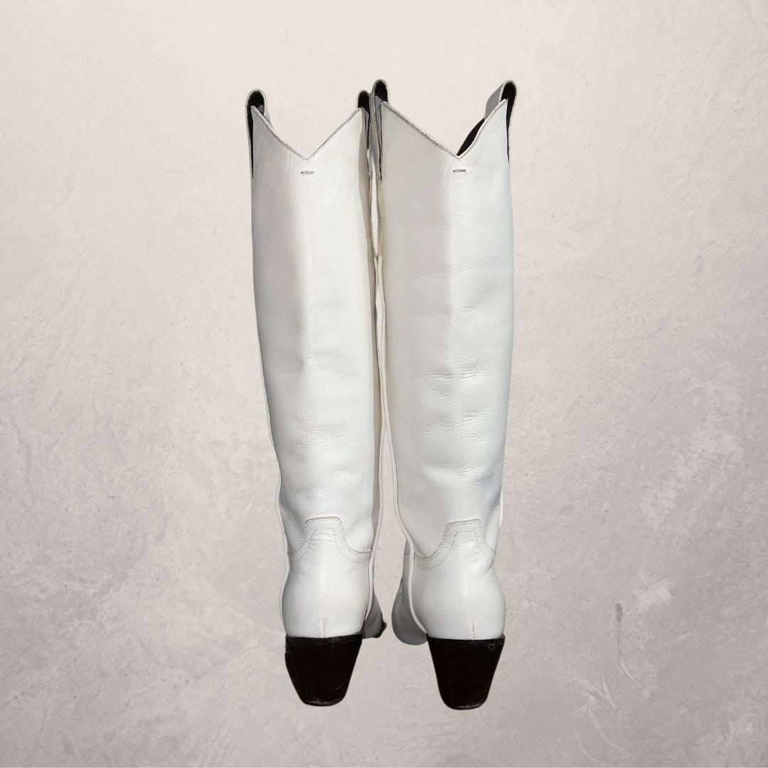 Maison Margiela witte westernlaarzen 36