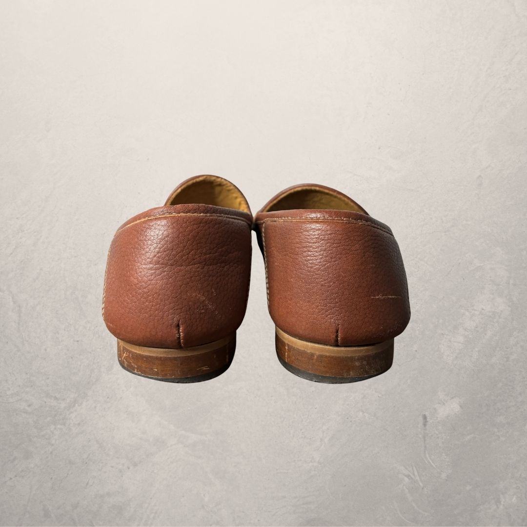 Mangobruine loafers 42