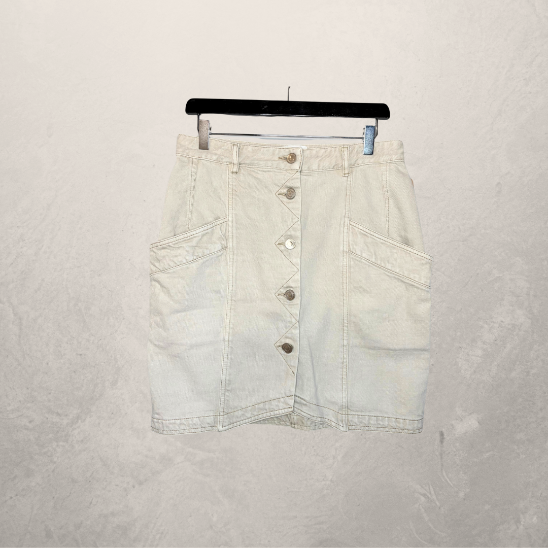 Marant Étoile beige denim cargorok S