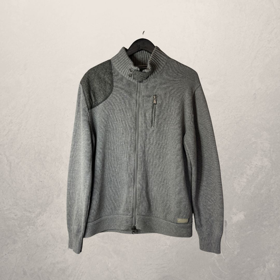 Marc O'Polo grey cotton zipup XL