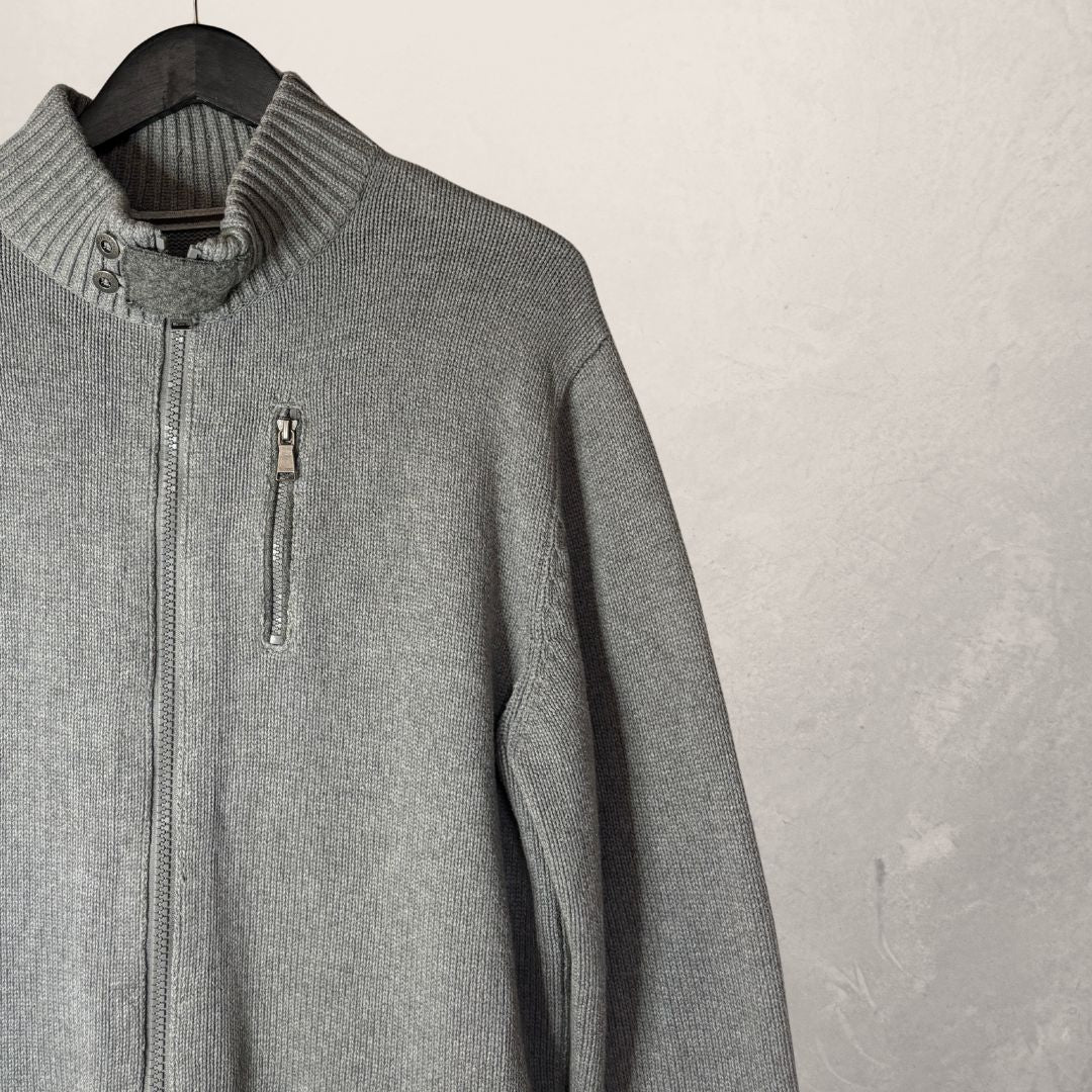 Marc O'Polo grey cotton zipup XL