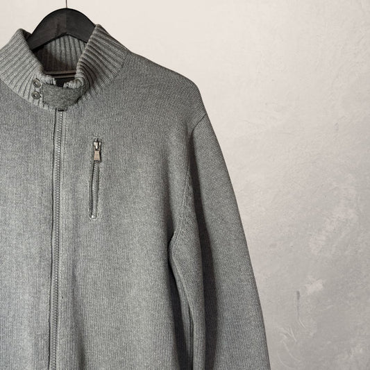 Marc O'Polo grey cotton zipup XL