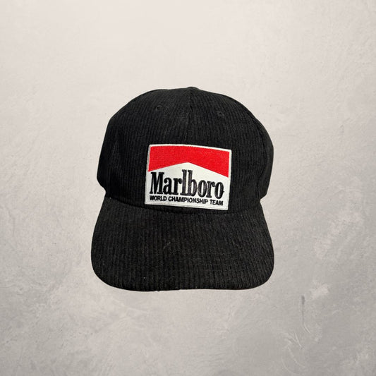 Marlboro zwarte corduroy pet OS